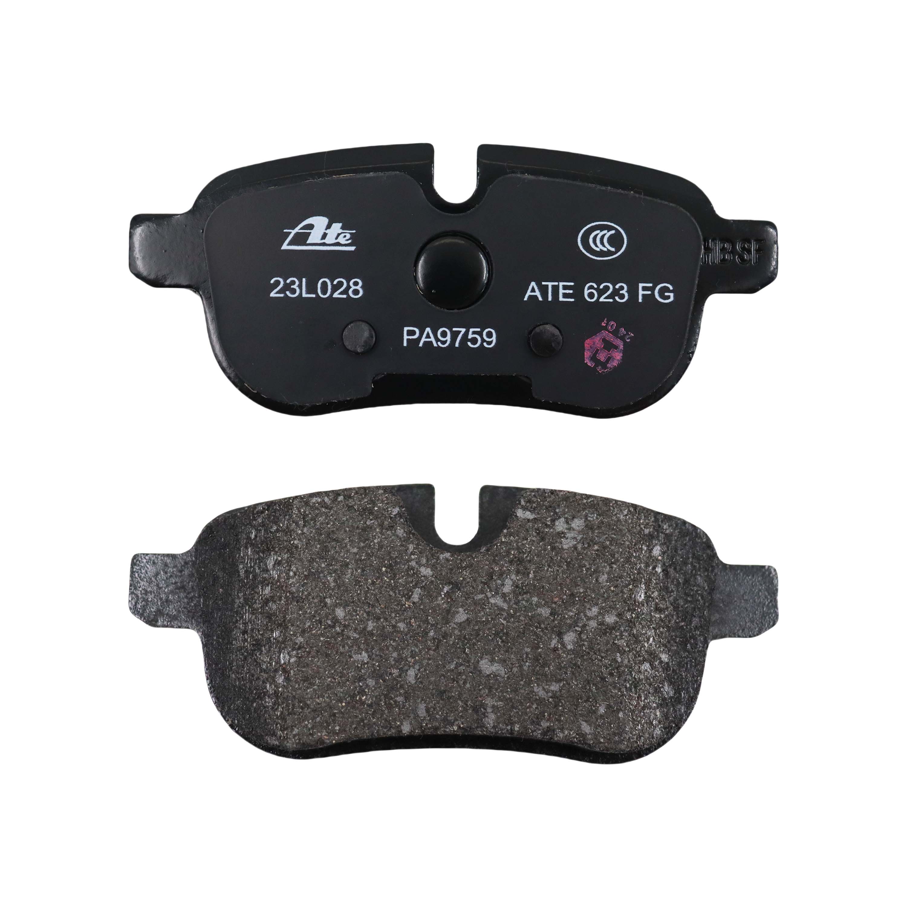 ATE brake pads behind 34216788275